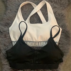 2 Sports bra bundle Nike+Under Armour